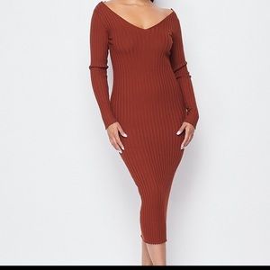 Fc the shoulder sweater dress 🥰